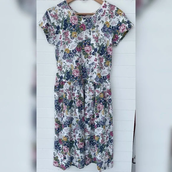 babydoll dresses 90s 1990's Sunflower Baby Doll Dress Size M – Antique Sugar main image 1